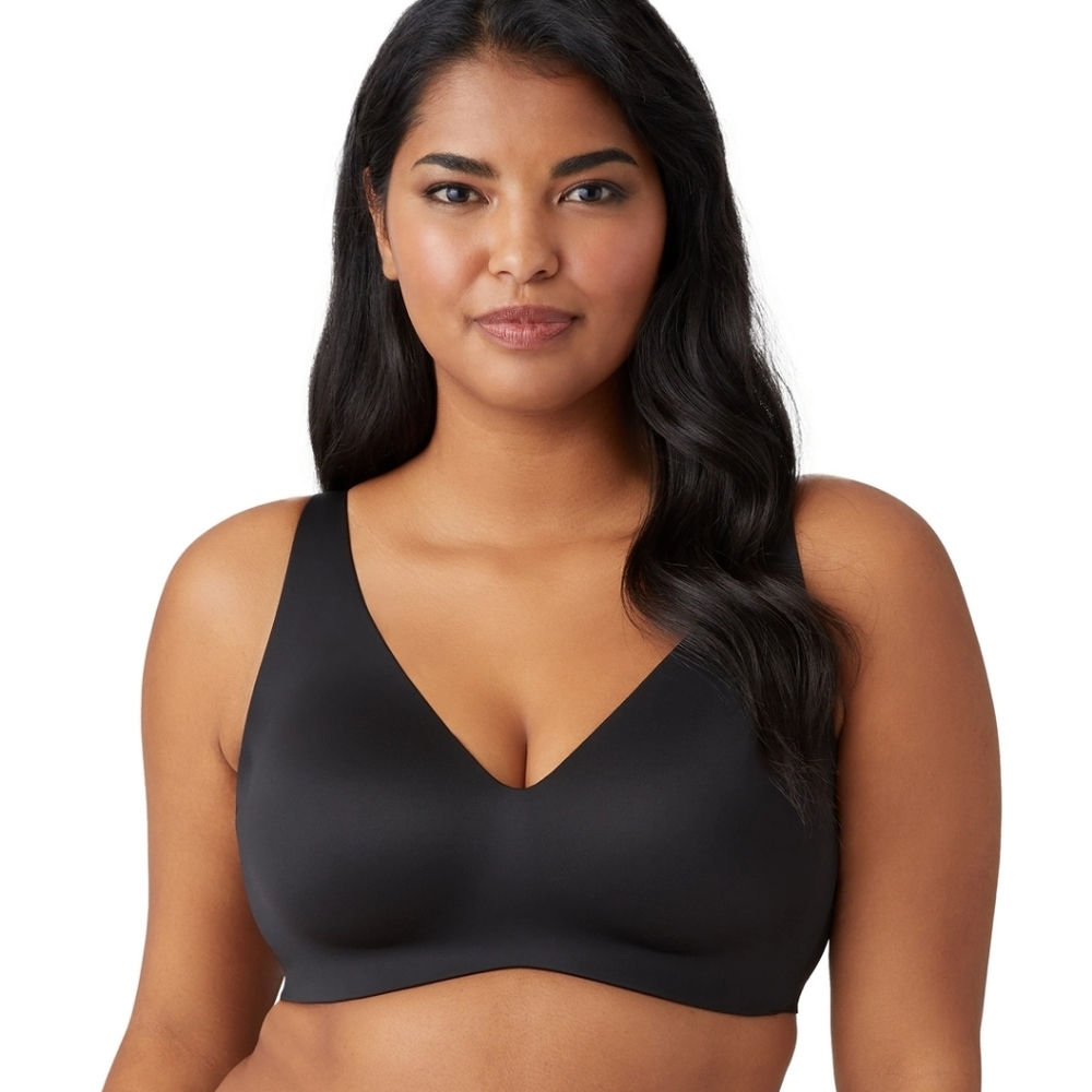 Wacoal Solid Black Flawless Comfort Wire Free Bra D/DD